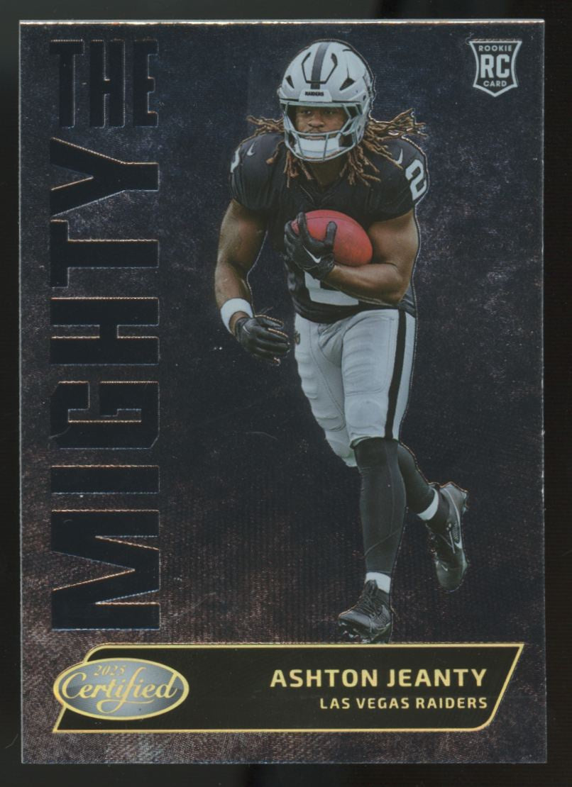 2025 Panini Certified Ashton Jeanty RC The Mighty SSP #MTY-AJY