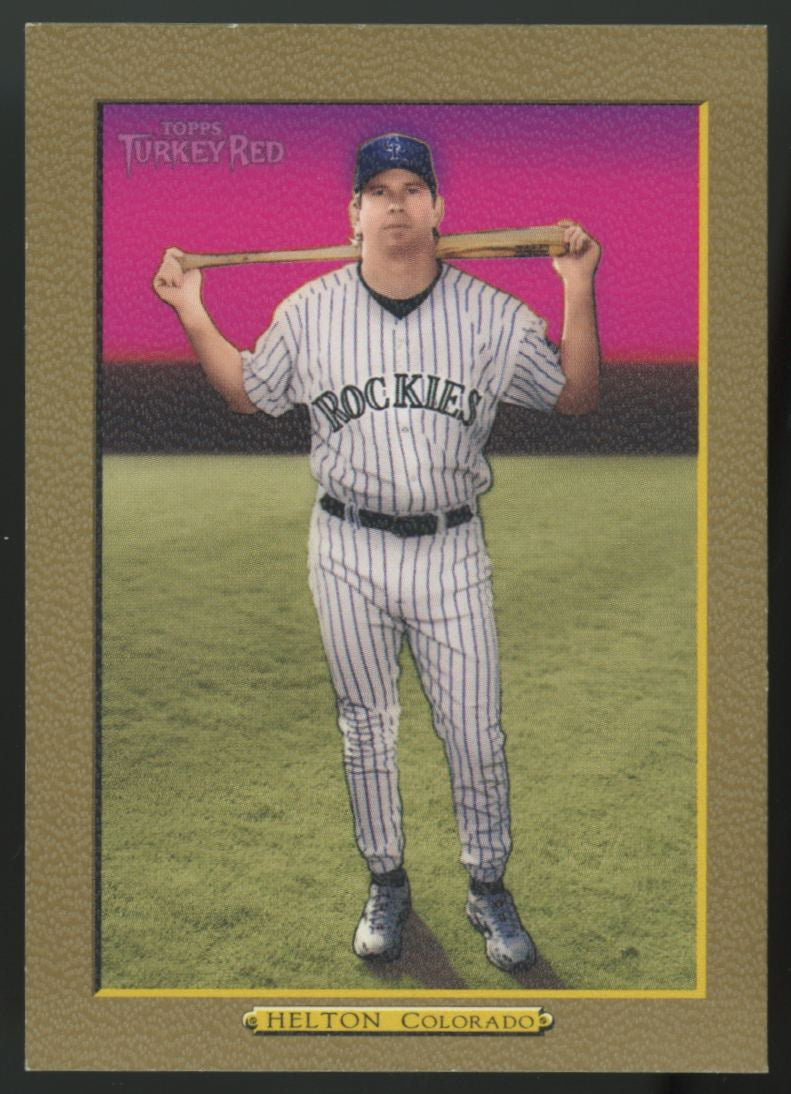 2005 Topps Turkey Red Todd Helton Gold /50 #270