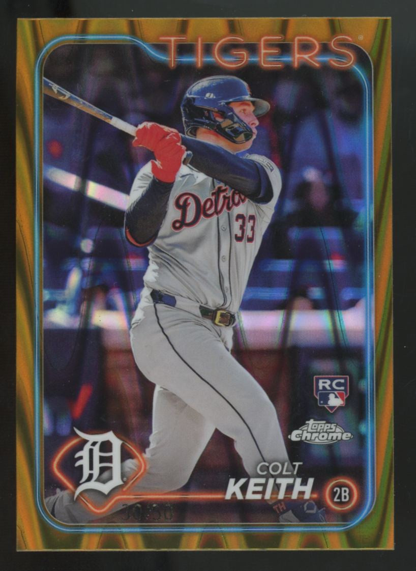 2024 Topps Chrome Colt Keith RC Gold Raywave /50 #2