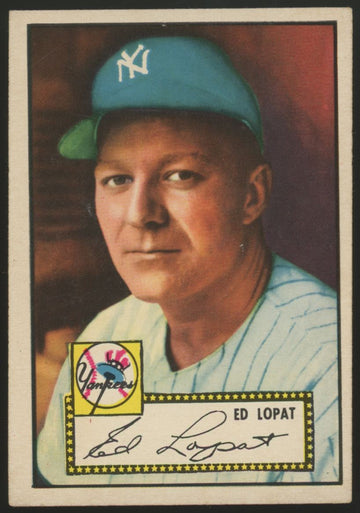 1952 Topps Ed Lopat #57 VG/EX