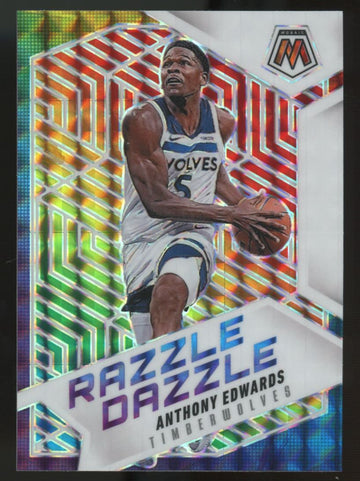 2024-25 Panini Mosaic Anthony Edwards Razzle Dazzle SSP #2