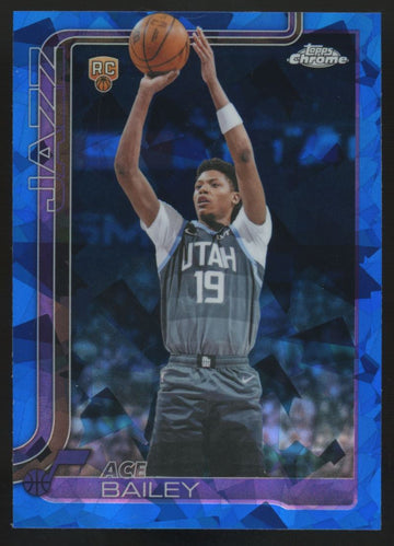 2025-26 Topps Chrome Update Sapphire Ace Bailey RC #155