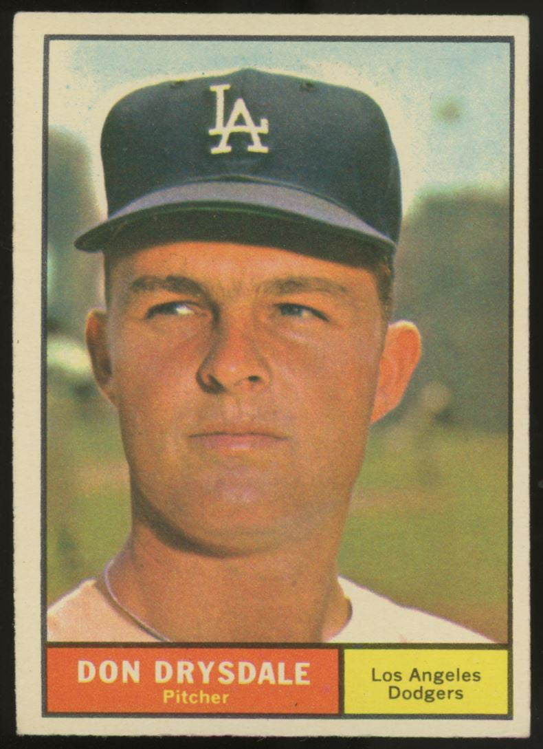 1961 Topps Don Drysdale #260 EX