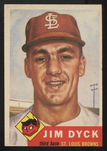 1953 Topps Jim Dyck #177 EX