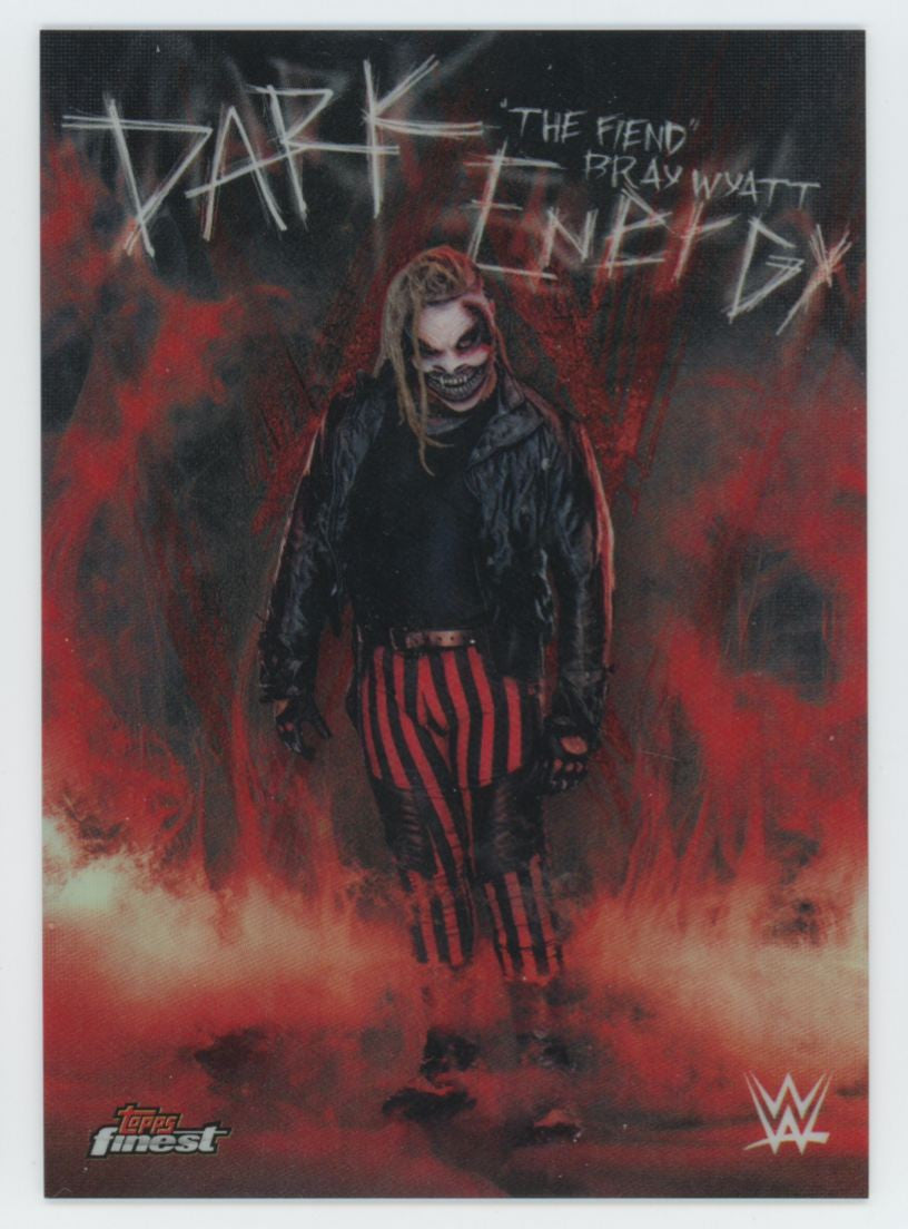 2025 Topps Finest WWE "The Fiend" Bray Wyatt Dark Energy SSP #DE-BWT