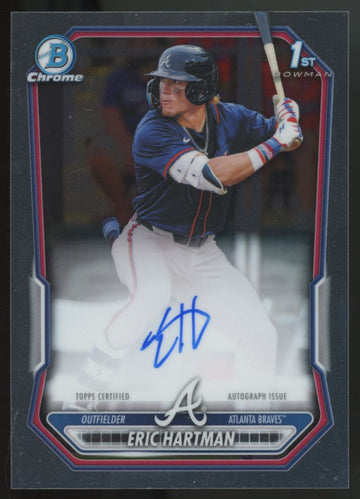 2026 Bowman Eric Hartman 1st Chrome Prospect Auto #CPA-EHA