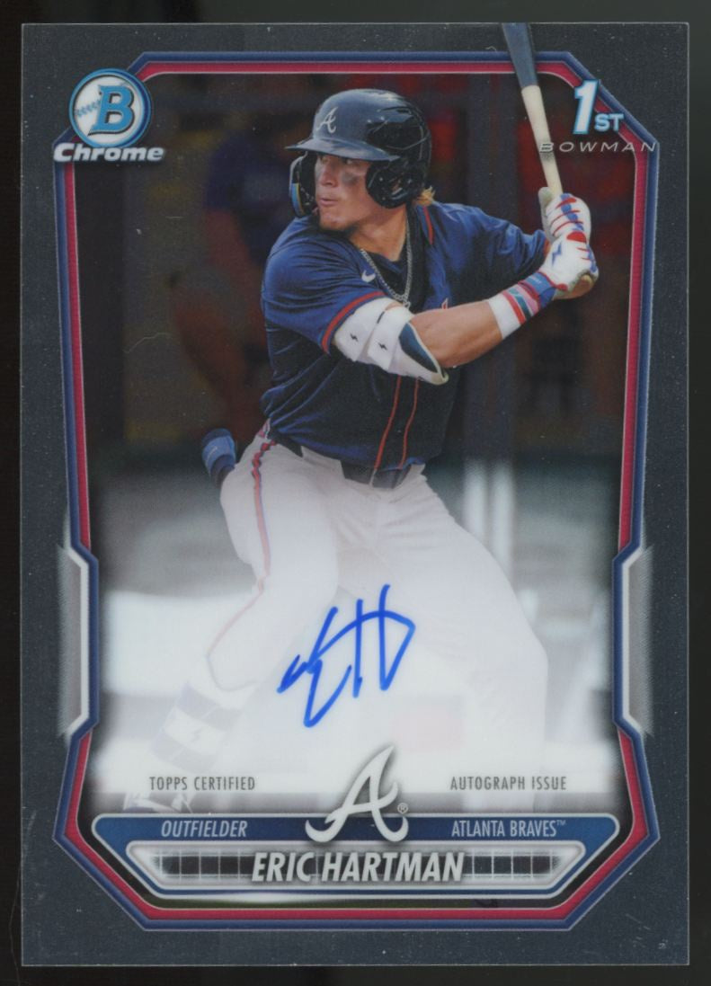 2026 Bowman Eric Hartman 1st Chrome Prospect Auto #CPA-EHA