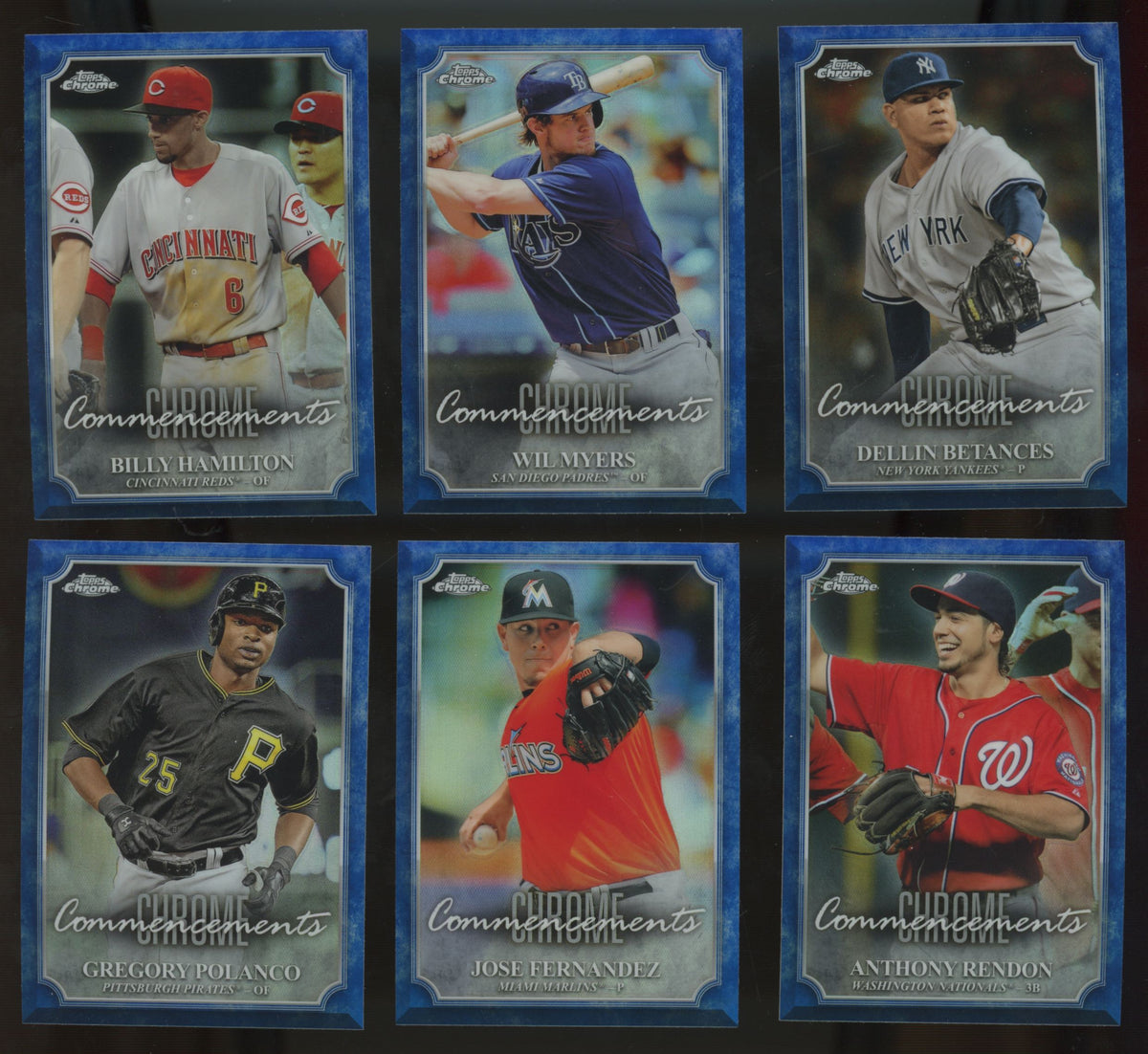 2015 Topps Chrome Commencements Complete Set (20/20)