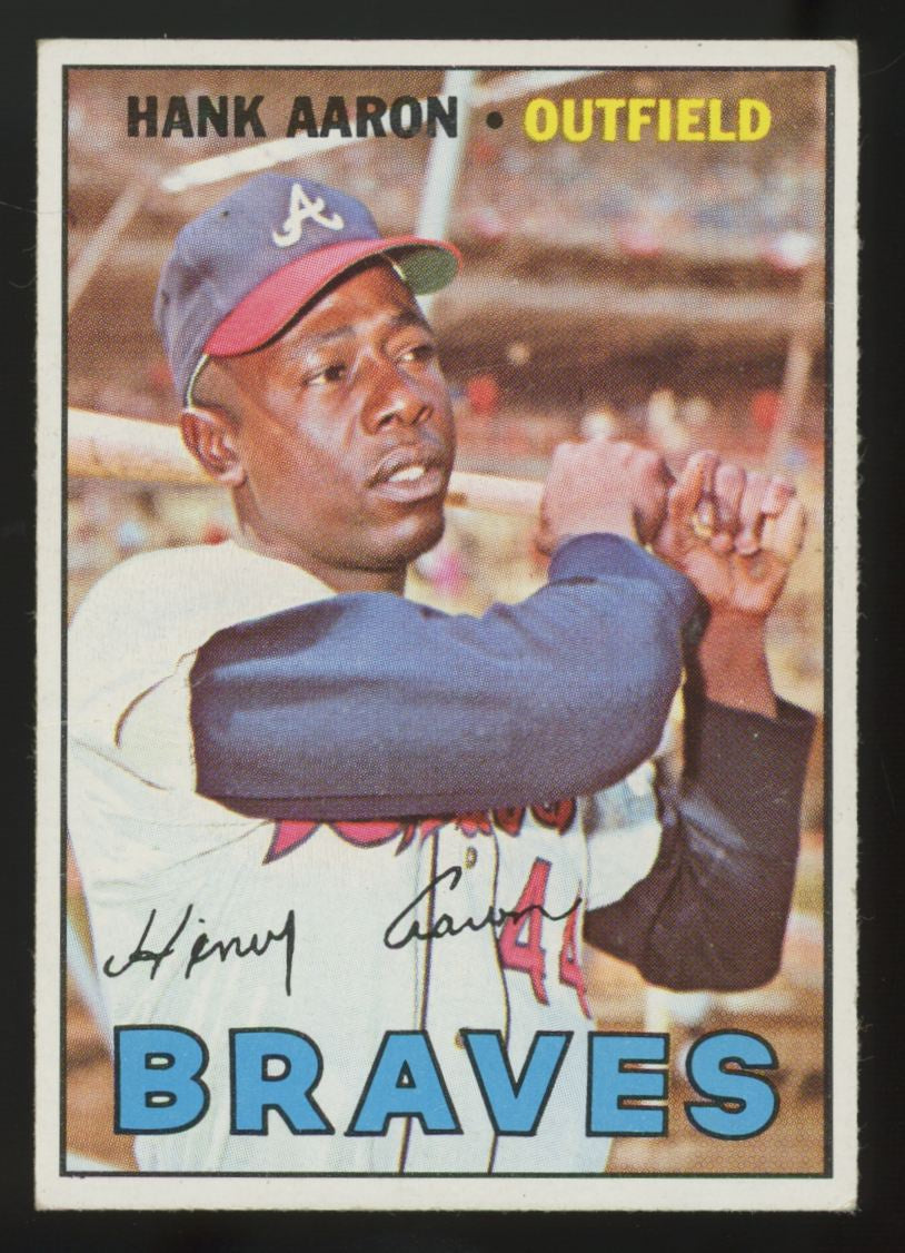 1967 Topps Hank Aaron #250 VG (Crease)