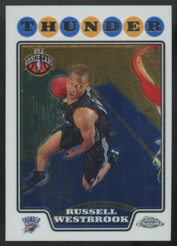 2008-09 Topps Chrome Russell Westbrook RC #184 "A"