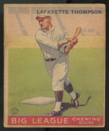 1933 Goudey Lafayette Thompson #13 G/VG