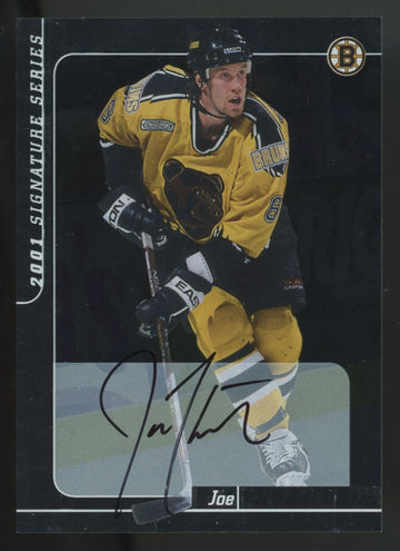 2000-01 ITG Be A Player Joe Thornton Signature Series Auto #113