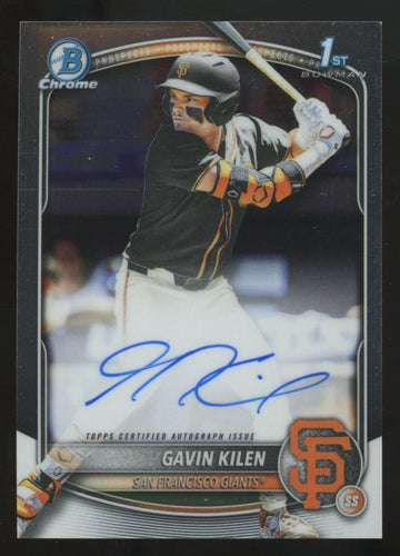 2025 Bowman Draft Gavin Kilen 1st Chrome Prospect Auto #CPA-GK