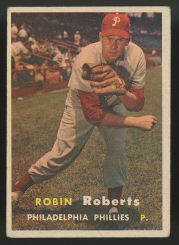 1957 Topps Robin Roberts #15 Good (Creases)