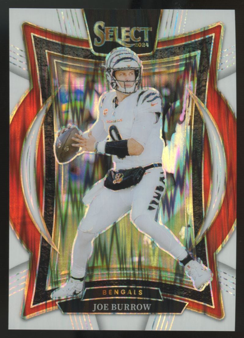 2024 Panini Select Joe Burrow Concourse White Shock /199 #39