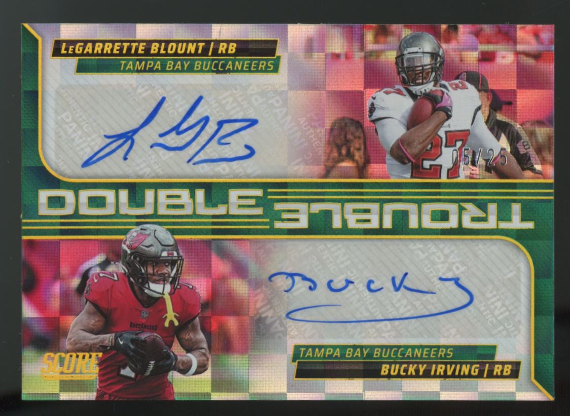 2025 Score Blount/Irving Double Trouble Ground Zero Dual Auto /25 #DT-LBBI