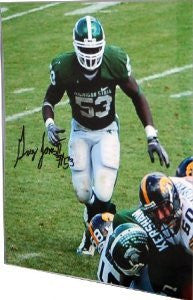 NCAA Michigan State Spartans Greg Jones Autographed Photo 8X10