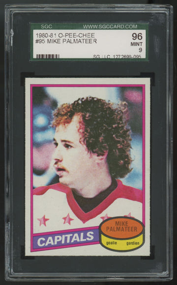 1980-81 O-Pee-Chee Mike Palmateer #95 SGC 9