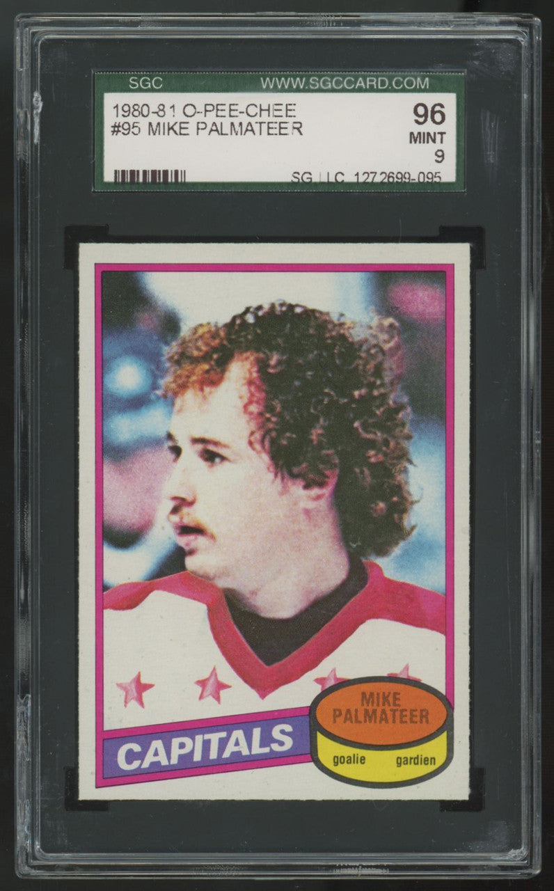 1980-81 O-Pee-Chee Mike Palmateer #95 SGC 9