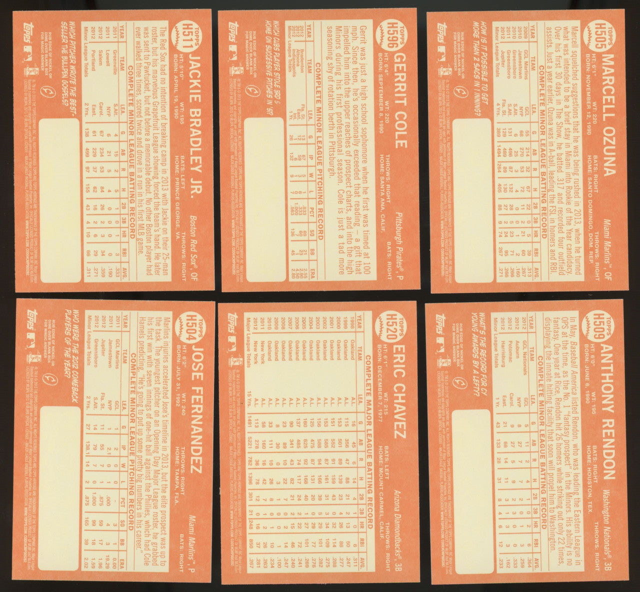 2013 Topps Heritage High Number Complete Set Box (100) Opened No Auto