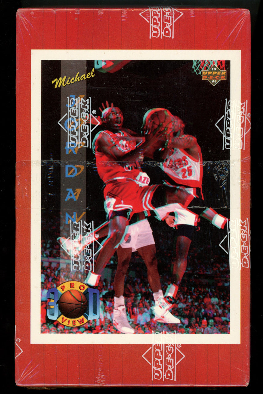 1993/94 Upper Deck 3-D Pro View Basketball Box Factory Sealed 48 Packs