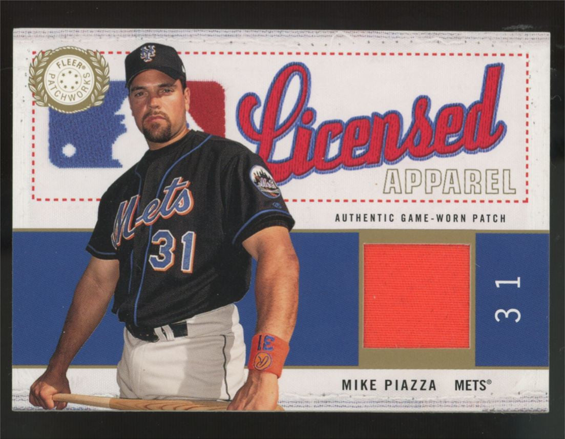 2003 Fleer Patchworks Mike Piazza Licensed Apparel Patch /300 #MP-LA