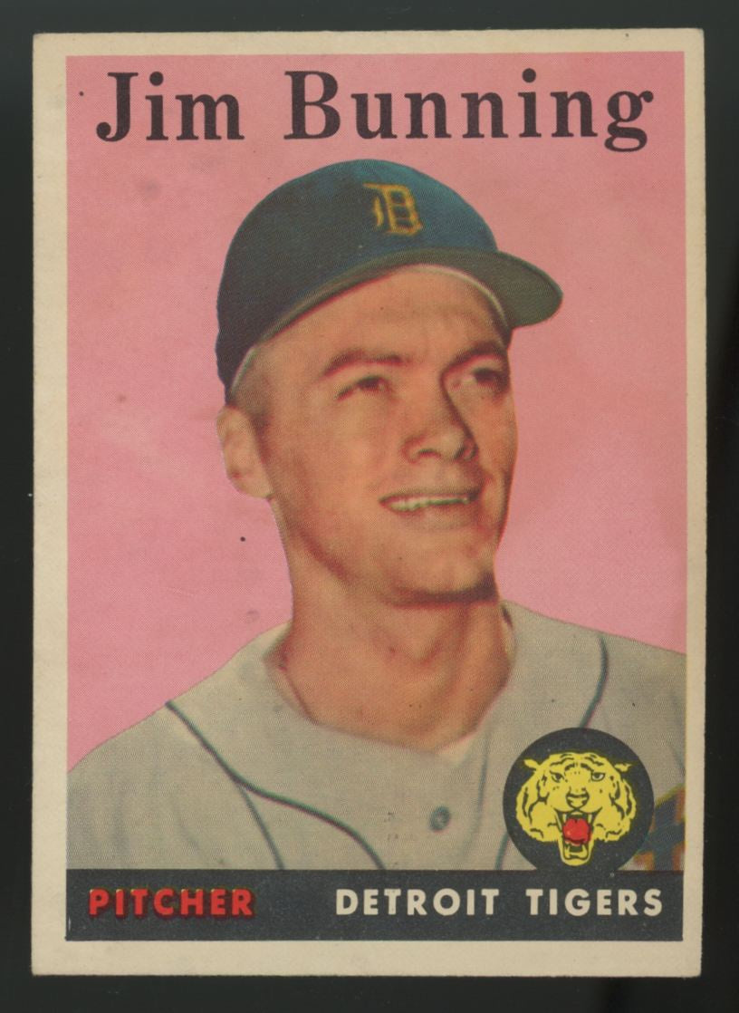 1958 Topps Jim Bunning #115 EX-EX/MT
