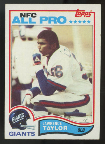 1982 Topps Lawrence Taylor RC #434 VG/EX