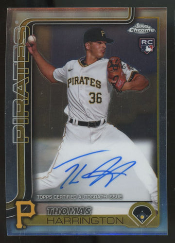 2025 Topps Chrome Thomas Harrington RC Auto #RA-THA