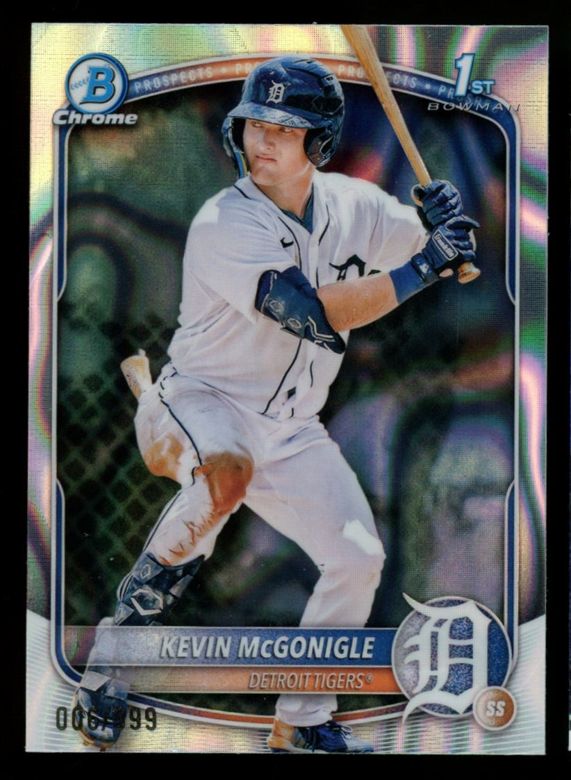 2025 Bowman Kevin McGonigle 1st Chrome Prospect Lava Refractor /399 #BCP-79