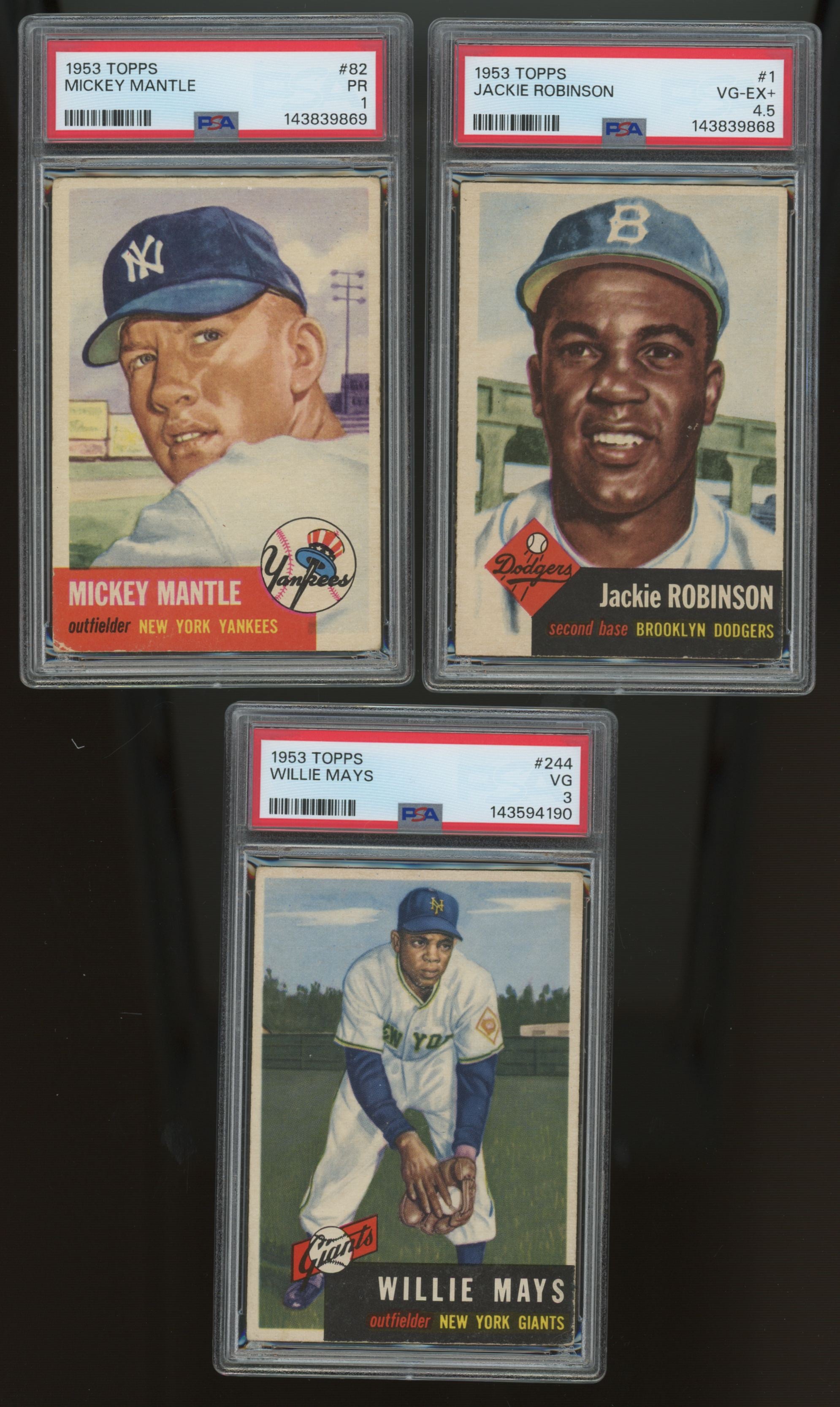 1953 Topps Baseball Complete Set (274) VG-EX