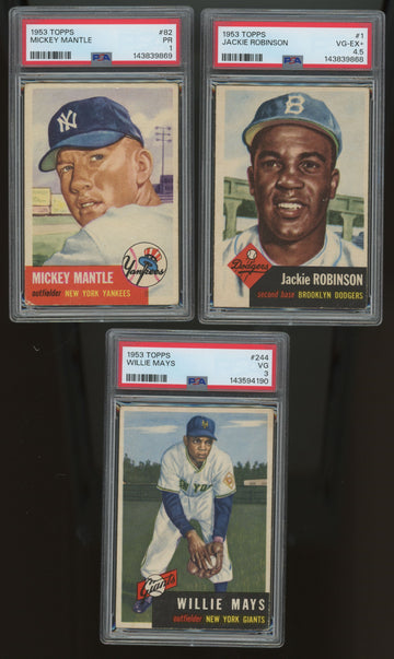 1953 Topps Baseball Complete Set (274) VG-EX