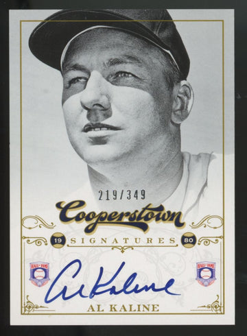 2012 Panini Cooperstown Al Kaline HOF Signatures Auto /349 #HOF-AL