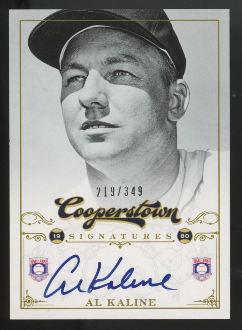 2012 Panini Cooperstown Al Kaline HOF Signatures Auto /349 #HOF-AL