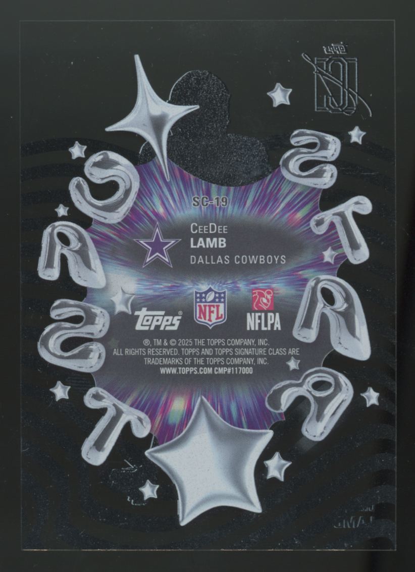 2025 Topps Signature Class CeeDee Lamb Star Cast #SC-19
