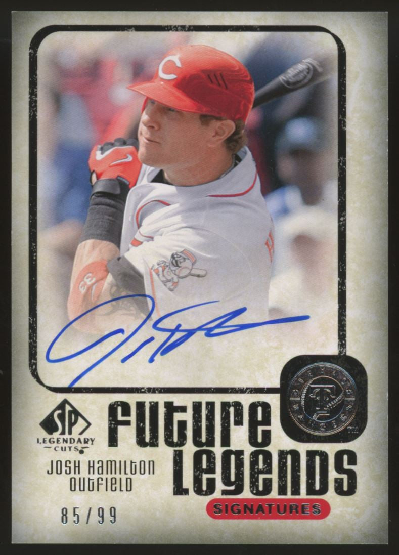 2008 SP Legendary Cuts Josh Hamilton Future Legends Auto /99 #FL-JH
