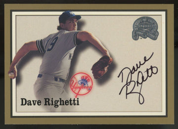 2000 Fleer Greats Of The Game Dave Righetti Auto