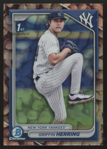 2024 Bowman Chrome Snack Pack Griffin Herring 1st Peanuts #BDC-173