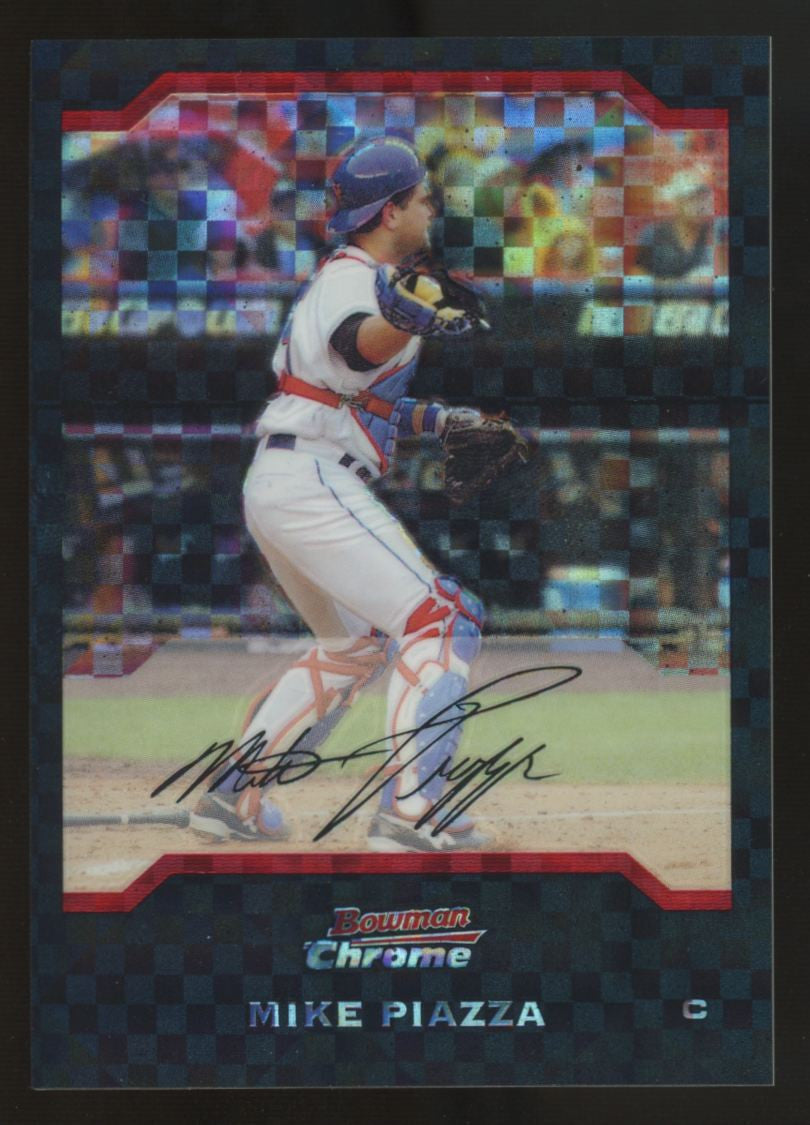 2004 Bowman Chrome Mike Piazza X-Fractor /172 #120
