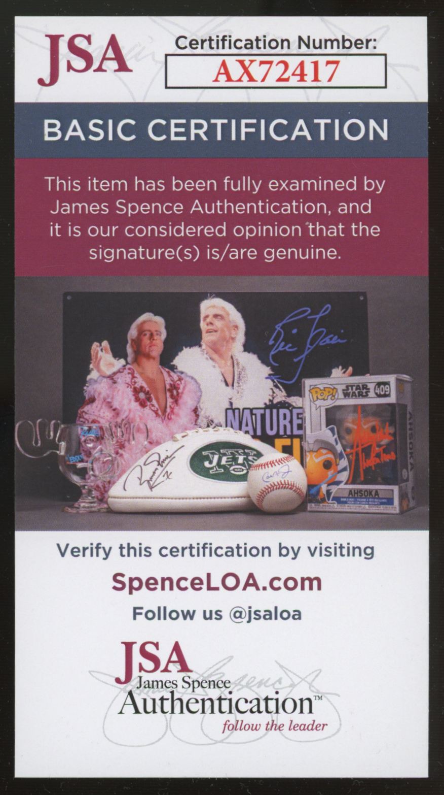 Don Larsen Signed Autographed Index Card JSA Authentic