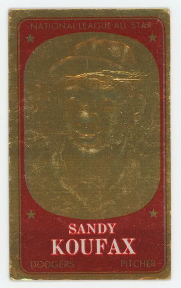 1965 Topps Embossed Sandy Koufax #8 Good (Creases)