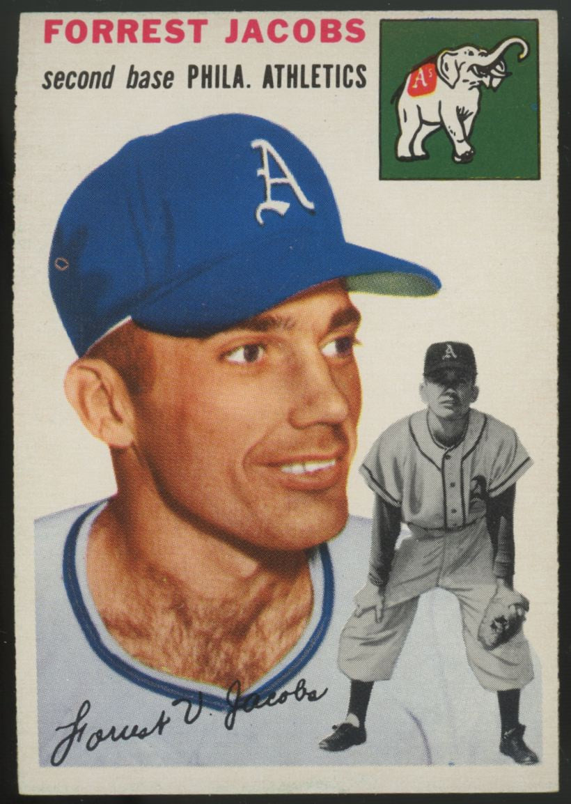 1954 Topps Forrest Jacobs #129 NM