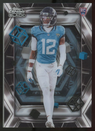 2025 Topps Chrome Black Travis Hunter RC Depths Of Darkness SSP #DOD-19