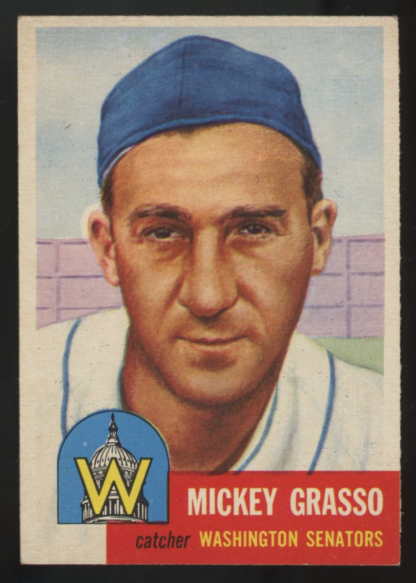 1953 Topps Mickey Grasso #148 VG