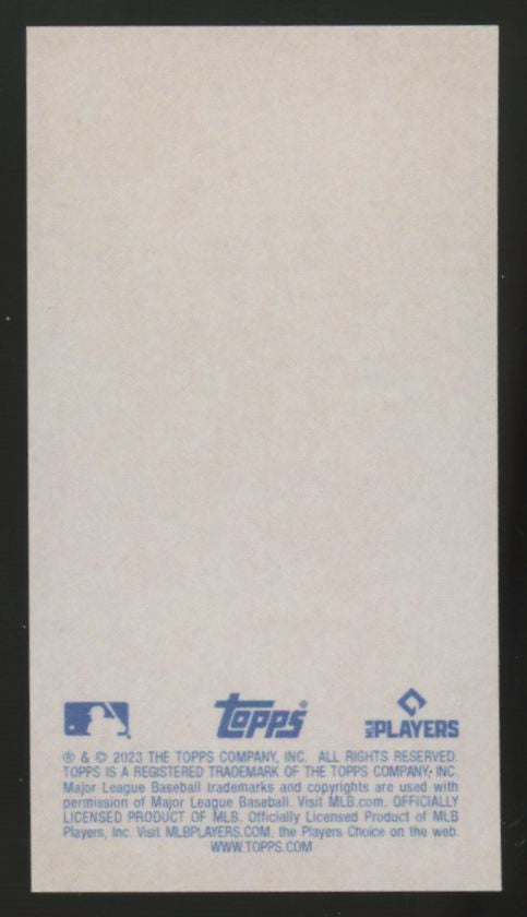 2023 Topps 206 Ozzie Albies Mini Blank Back