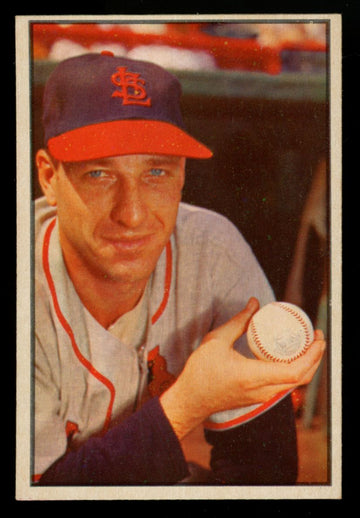 1953 Bowman Color Gerry Staley #17 VG/EX