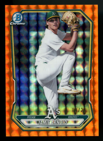 2026 Bowman Chrome Jamie Arnold Prospect Orange Geometric /25 #BCP-112