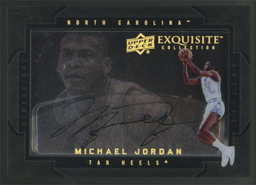 2011-12 Upper Deck Exquisite Michael Jordan Dimensions Auto #D-MI