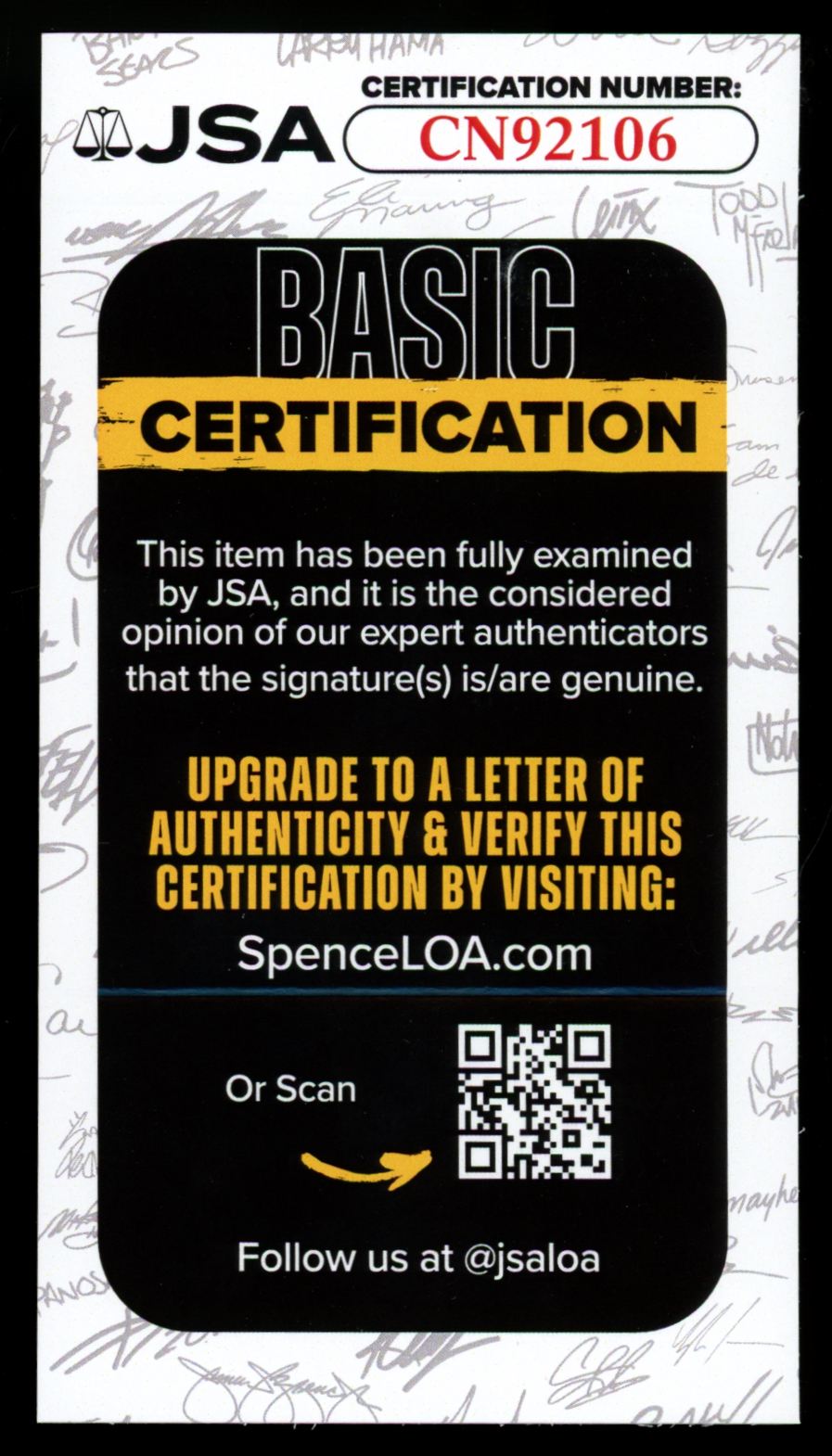 1959 Topps Al Kaline Signed Autograph #34 JSA Authentic