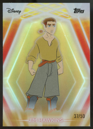 2026 Topps Disney Neon Jim Hawkins Gold /50 #149